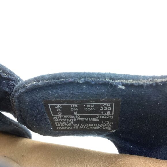 Clarks Merliah Echo Women 5.5(M) Blue Denim Strap Ankle Buckle Heel Sandal 28025 - Picture 9 of 9